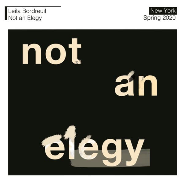 Not an Elegy