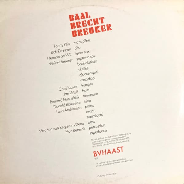 Baal Brecht Breuker