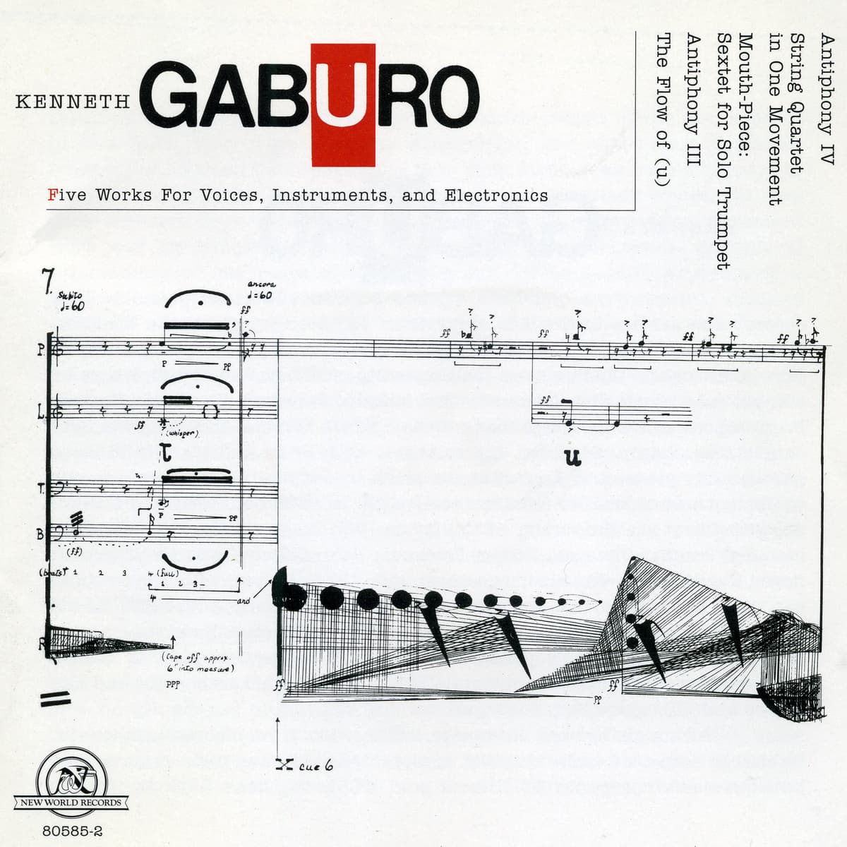 Five Works for Voices, Instruments and Electronics