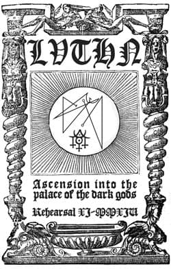 Ascension Into the Palace of the Dark Gods
