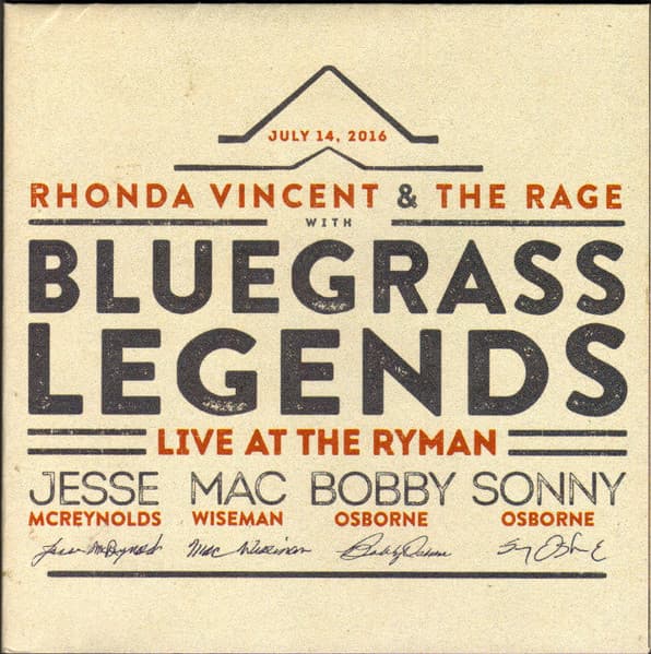 Rhonda Vincent & The Rage With Bluegrass Legends Live At The Ryman