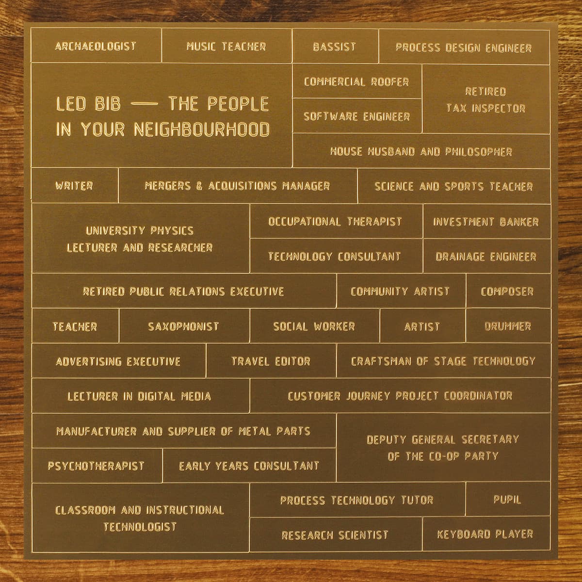 The People in Your Neighbourhood