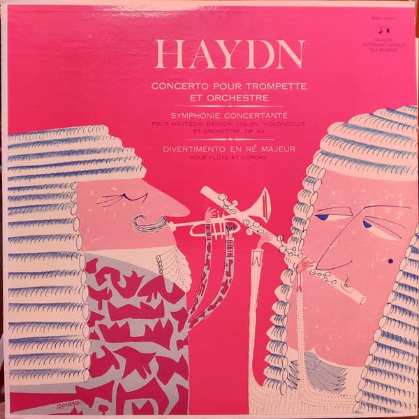 Concerto pour trompette et orchestre / Symphonie concertante pour hautbois, basson, violon, violoncelle et orchestre, Op. 84 / Divertimento en ré majeur pour flûte et cordes