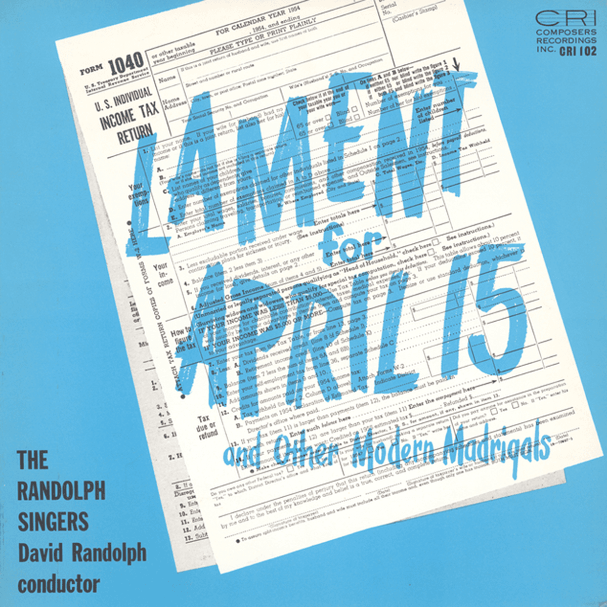 Lament for April 15 and Other Modern Madrigals