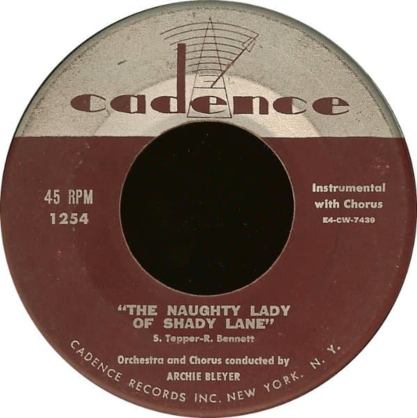 The Naughty Lady of Shady Lane / While the Vesper Bells Were Ringing