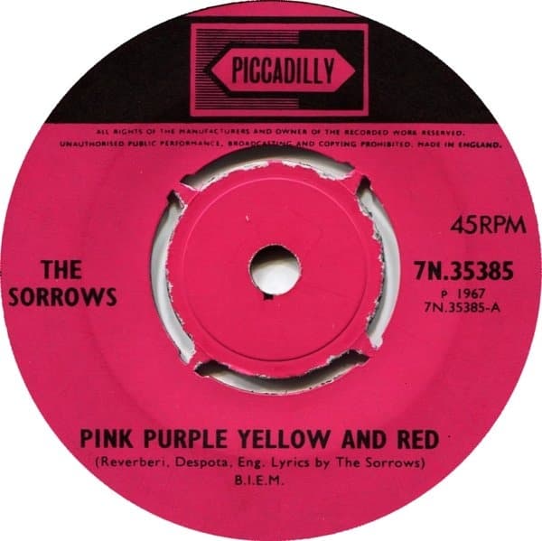 Pink Purple Yellow And Red