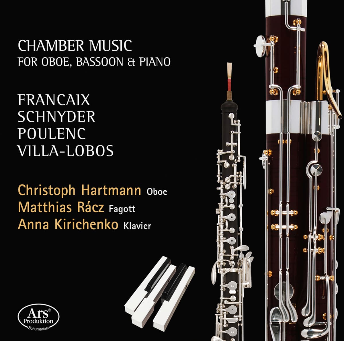 Chamber Music for Oboe, Bassoon & Piano
