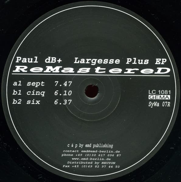 Largesse Plus EP