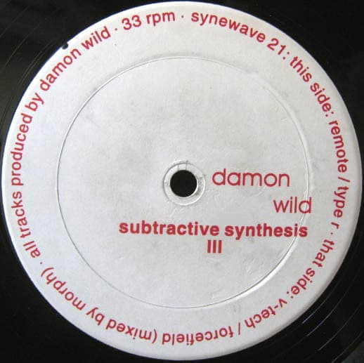 Subtractive Synthesis III