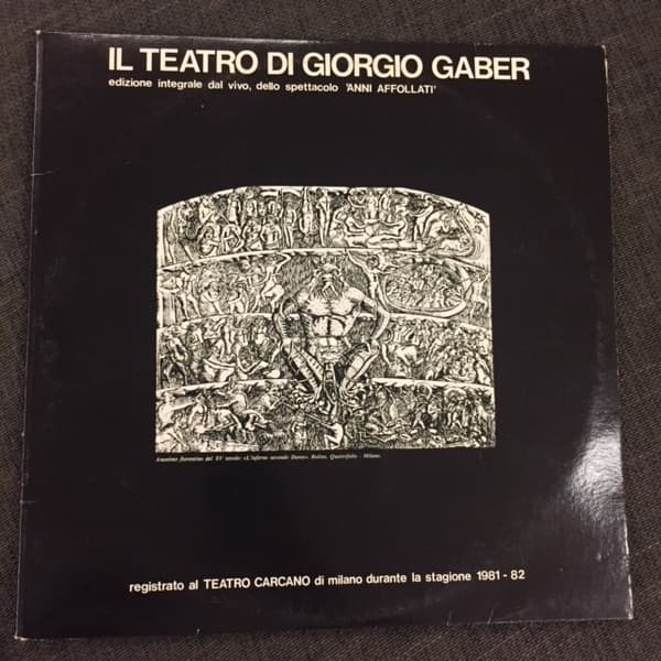 Il teatro di Giorgio Gaber
