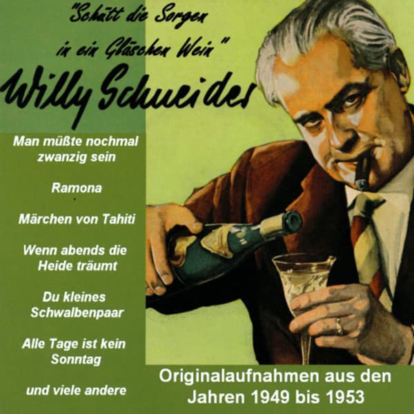 Schütt die Sorgen in ein Gläschen Wein