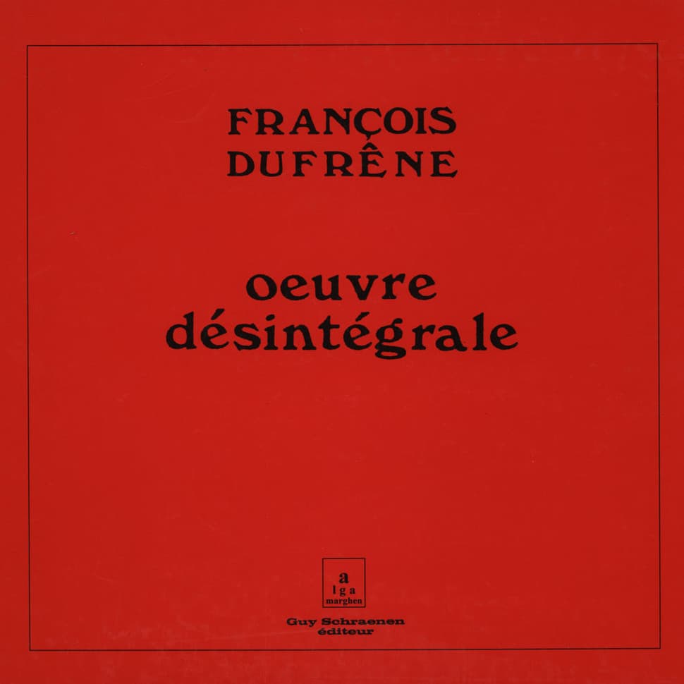 Oeuvre désintégrale