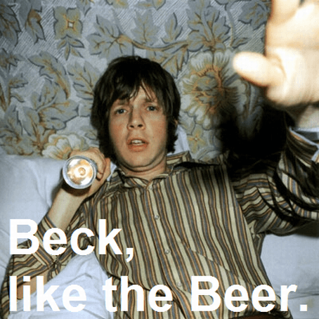 Beck, Like the Beer